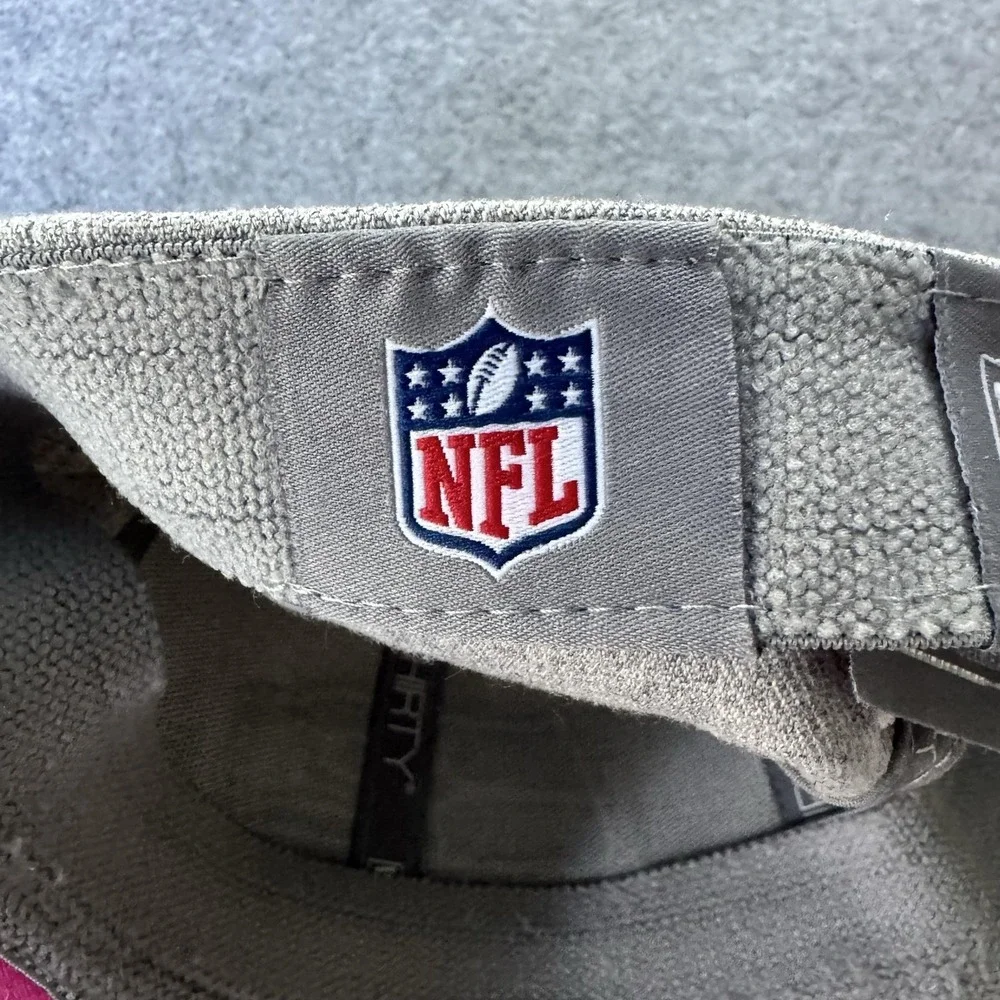 Seattle Seahawks Hat Cap Boys One Size Gray NFL Football New Era Pink Ribbon